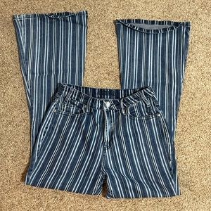 Rock & Roll Striped Bell Bottoms